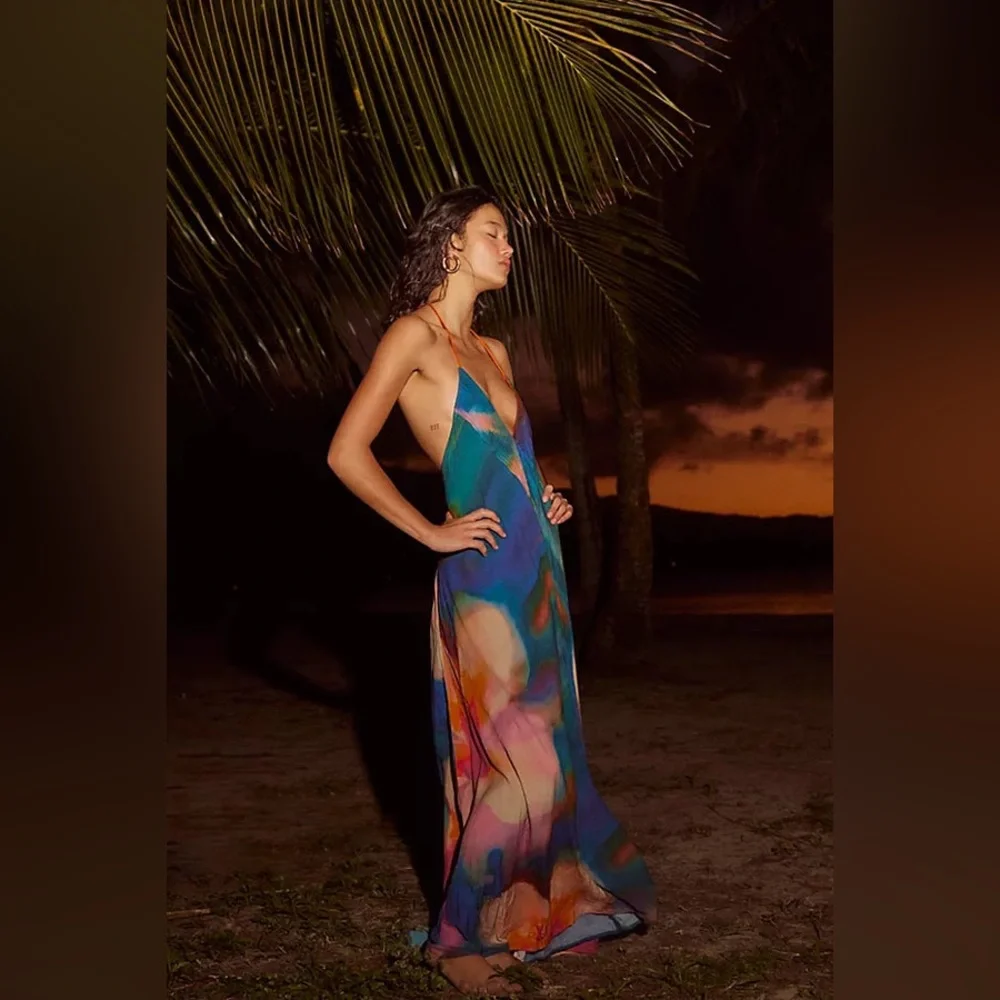 Free People Catalina Dress in Sunset - Picture 10 of 12